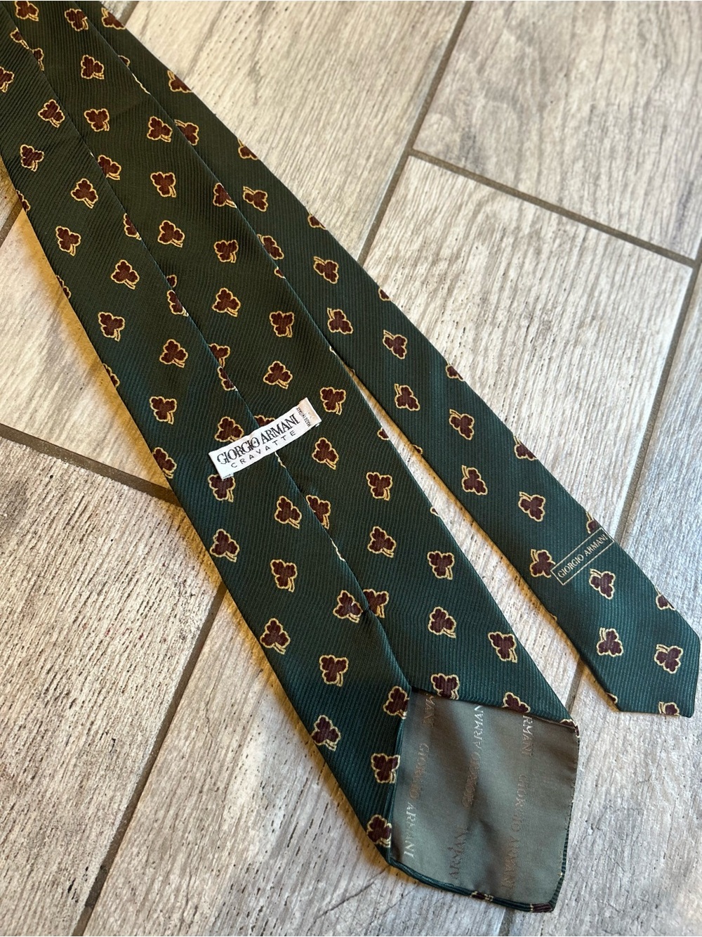 Giorgio Armani Cravatte 100% Silk Necktie